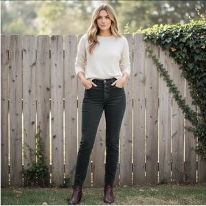 We the Free Women's  Teal Corduroy High-Waisted Jeans